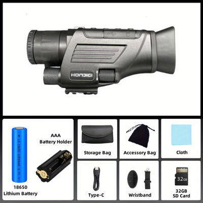 5X optische vergroting Nachtzicht Monocular met infraroodverlichting
