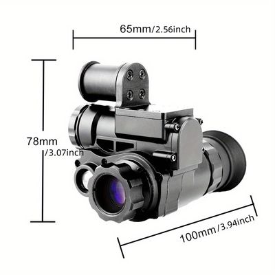 120x80x59mm Militaire helm Gemonteerde nachtkijkbril Wifi IR 1080p Hd