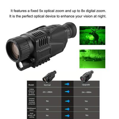 End P1S X Infrarood Digitaal Nachtzicht Monocular 200m 3.7V Nacht Jager Verrekijker