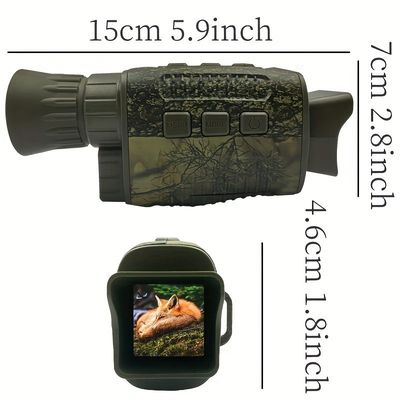 5x8 Ir Vision Optics Nachtzicht Verrekijker Infrarood Monoculair Thermisch 16 GB kaart