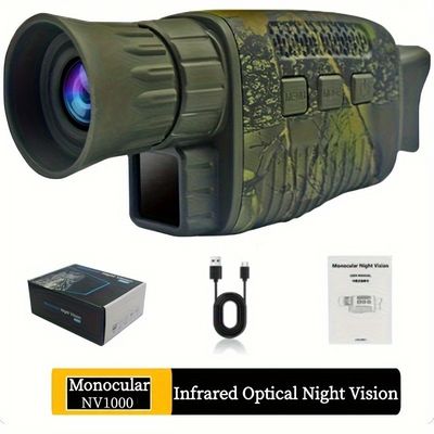 5x8 Ir Vision Optics Nachtzicht Verrekijker Infrarood Monoculair Thermisch 16 GB kaart