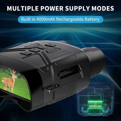 155x120x60mm IR Nv4000 4k HD Nachtzicht Binoculaire bril Gebouwd in 4000mah batterijen