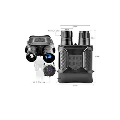 Digitaal infrarood nachtzicht verrekijker met camera camcorder functie en groot beeldscherm 210X145X65MM