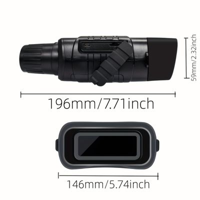 4x vergroting BINOCULAR jacht digitale camera met 720P IR nachtzicht en 5X zoom