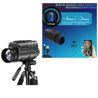 34mm objectief 1080p binoculair infrarood nachtzicht apparaat 5x256GB