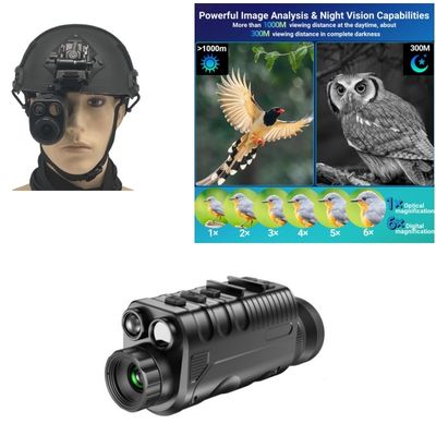 34mm objectief 1080p binoculair infrarood nachtzicht apparaat 5x256GB
