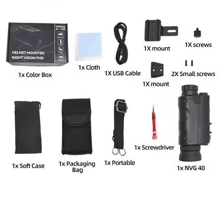Lichte langeafstands geweer bereik monoculaire precisie hd camera 4k 6x 4x tactische