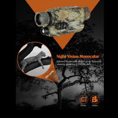 5X optische vergroting Nachtzicht Monocular voor buitenshuis observering van dieren in het wild