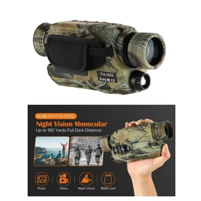 5X optische vergroting Nachtzicht Monocular voor buitenshuis observering van dieren in het wild