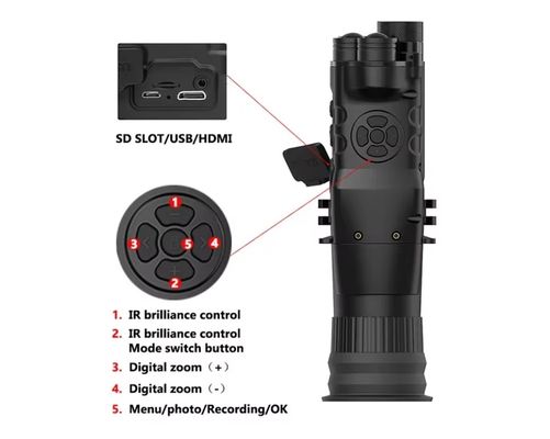 IR High Definition NV789 kleuren nachtzichtsscoop clip op scope nachtzichtsscoop jacht