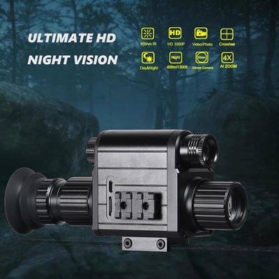 M5 Digital 1080P Day &amp; Night Vision Rifle Scope Hunting Monocular Camera met 850 of 940 nm IR (M5-50-IR940-GP)