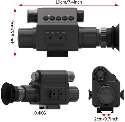 M5 Digital 1080P Day &amp; Night Vision Rifle Scope Hunting Monocular Camera met 850 of 940 nm IR (M5-50-IR940-GP)