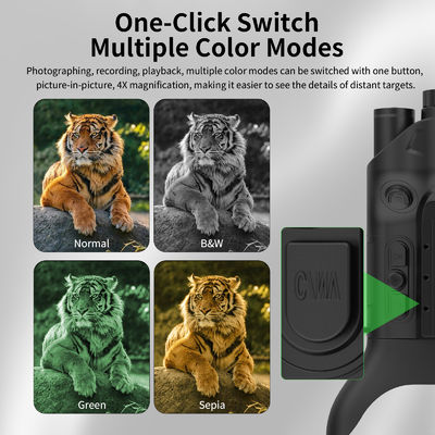Cross Auxiliary Line Night Vision verrekijker met infraroodverlichting zichtbaar bereik 1,5 m-300 m en 3′′ LCD-scherm