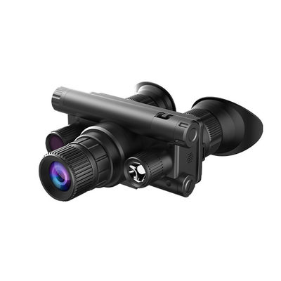 4K-nachtschermbrillen voor volwassenen - op de helm gemonteerde nachtscherm-monoculair met 4 kleurenmodussen 8X vergroting, 32G HD-opname en afspelen voor campingbewaking