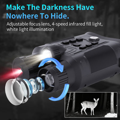 6X optische zoom Mini90 Infrarood nachtzicht verrekijker 40MP Foto's & 4K Video 15-uurs batterijduur Zie in het donker voor vissen of varen wandelen kamperen